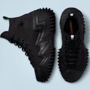 Converse Run Star Motion Utility High Triple Black *RARE* UNISEX M7.5/W9